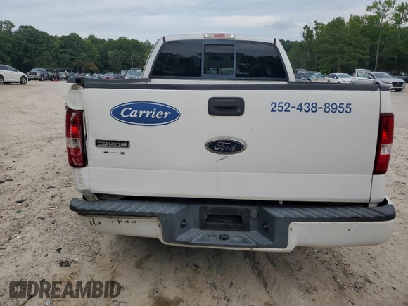 2004 Ford F-150 STX with VIN 1FTRX12W34NA58509, listed as a Copart auction lot 59686855 with 110,777 mi miles and Salvage title. Bid and sale history available at DreamBid. Image 6.
