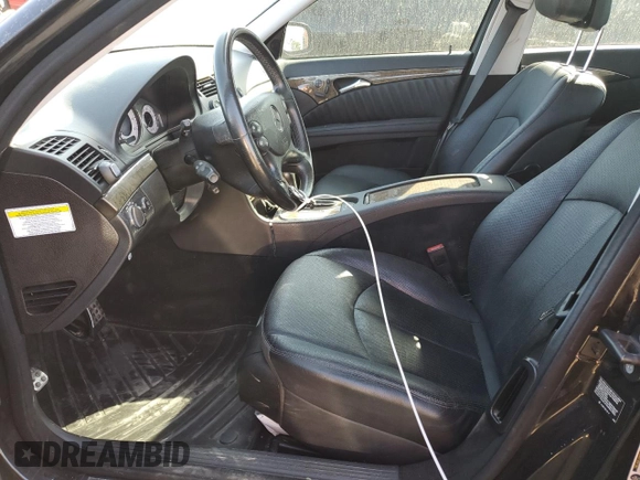 2007 Mercedes-Benz E 550 with VIN WDBUF72X37B169817, listed as a Copart auction lot 72327404 with 79,309 mi miles and Salvage Title. Bid and sale history available at DreamBid. Image 7.