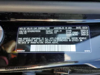 2024 Volvo S60 Plus Black Edition with VIN 7JRL12TH2RG315556, listed as a Copart auction lot 61550335 with 11,061 mi miles and Salvage title. Bid and sale history available at DreamBid. Image 12.