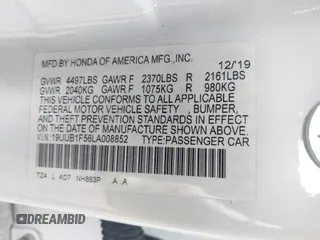 2020 Acura TLX w/Technology Pkg with VIN 19UUB1F56LA008852, listed as a IAAI auction lot 41904628 with 121,478 mi miles. Bid and sale history available at carsss.com. Image 9.