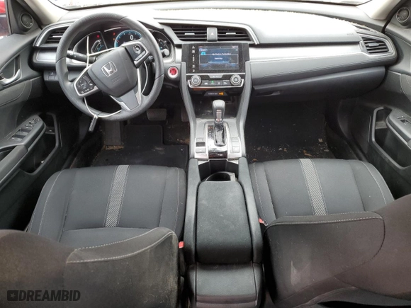2017 Honda Civic Sedan EX with VIN 2HGFC2F76HH555173, listed as a Copart auction lot 50181335 with 148,593 mi miles and Salvage Title. Bid and sale history available at carsss.com. Image 8.