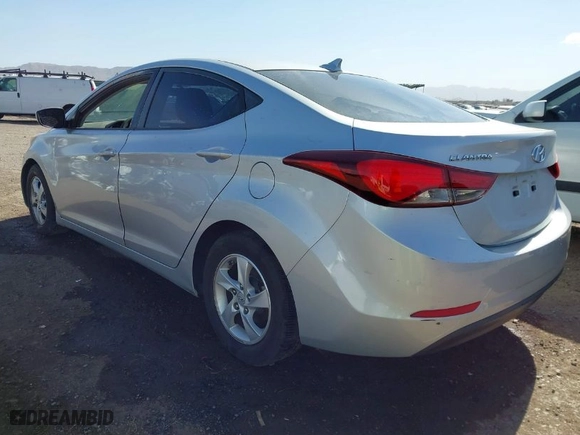 2014 Hyundai Elantra Limited with VIN 5NPDH4AE1EH483956, listed as a IAAI auction lot 41752342 with 1 mi miles. Bid and sale history available at carsss.com. Image 3.