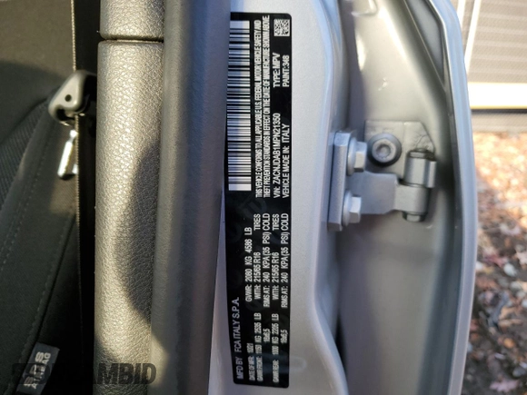 2021 Jeep Renegade Upland z VIN ZACNJDAB1MPN21350, wystawiony jako Copart lot #81056694 z przebiegiem 10 355 mil mil oraz Szkoda całkowita • Salvage title. Historia ofert i sprzedaży dostępna na DreamBid. Obrazek 13.