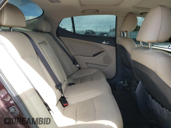 2012 Kia Optima EX with VIN 5XXGN4A74CG037395, listed as a Copart auction lot 49494385 with 124,661 mi miles and Salvage Title. Bid and sale history available at carsss.com. Image 10.