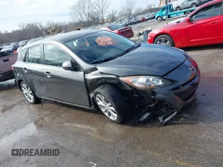 2011 Mazda Mazda3 s Sport with VIN JM1BL1K59B1453335, listed as a IAAI auction lot 41635889 with 147,311 mi miles. Bid and sale history available at carsss.com. Image 1.