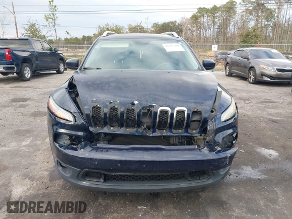 2014 Jeep Cherokee Latitude with VIN 1C4PJLCS2EW228418, listed as a IAAI auction lot 41416407 with 154,192 mi miles. Bid and sale history available at carsss.com. Image 12.