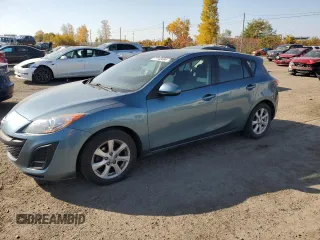 2011 Mazda 3 GX with VIN JM1BL1KF1B1466881, listed as a Copart auction lot 77143494 with 110,394 mi miles and Salvage Title. Bid and sale history available at carsss.com. Image 1.