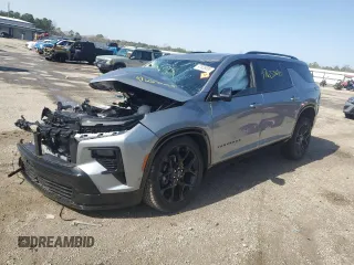 2024 Chevrolet Traverse FWD RS с VIN 1GNERLKS2RJ193939, выставлен на аукционе Copart как лот 47638695 с пробегом Не указан миль и Списание • Salvage title. История ставок и продаж доступна на DreamBid. Изображение 1.