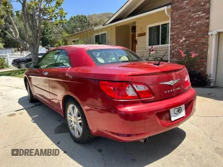 2008 Chrysler Sebring Limited z VIN 1C3LC65M98N197109, wystawiony jako Copart lot #58816155 z przebiegiem 76 731 mil mil oraz Tytuł czysty. Historia ofert i sprzedaży dostępna na DreamBid. Obrazek 3.