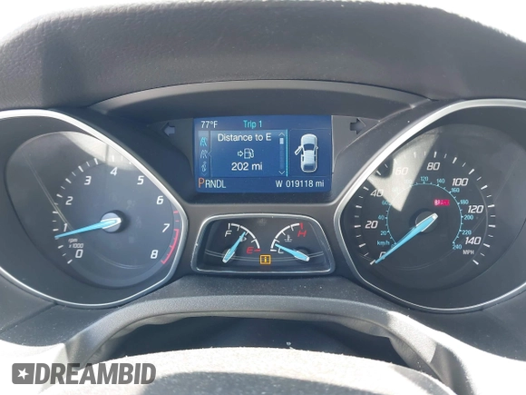 2014 Ford Focus SE with VIN 1FADP3K22EL454565, listed as a IAAI auction lot 42054653 with 19,118 mi miles. Bid and sale history available at carsss.com. Image 7.