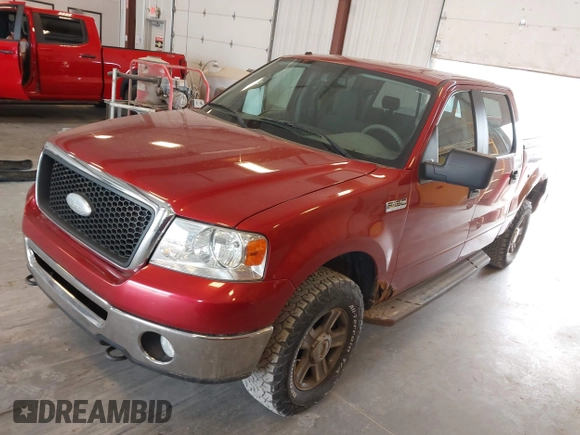 2007 Ford F-150 XLT with VIN 1FTPW14V57FA56628, listed as a IAAI auction lot 42103571 with 125,537 mi miles. Bid and sale history available at carsss.com. Image 2.