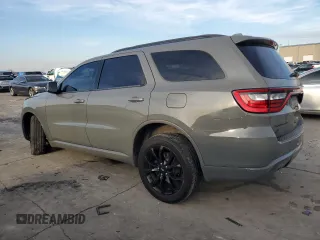 2020 Dodge Durango GT с VIN 1C4RDJDG9LC349797, выставлен на аукционе Copart как лот 42848015 с пробегом 89 914 миль миль и Списание • Salvage title. История ставок и продаж доступна на DreamBid. Изображение 2.