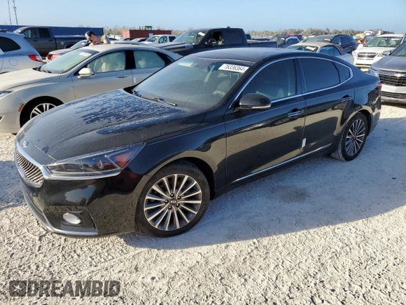2017 Kia Cadenza Premium with VIN KNALC4J11H5092573, listed as a Copart auction lot 76336364 with 44,777 mi miles and Salvage Title. Bid and sale history available at carsss.com. Image 1.