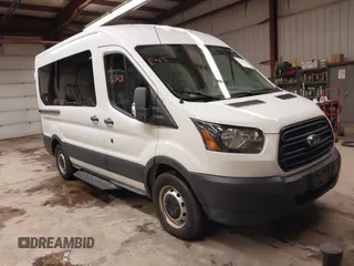 2019 Ford Transit Passenger XL with VIN 1FMZK1CM8KKA27343, listed as a IAAI auction lot 41607428 with 110,797 mi miles. Bid and sale history available at carsss.com. Image 1.