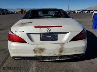 2015 Mercedes-Benz SL-Class SL 550 with VIN WDDJK7DA9FF033102, listed as a Copart auction lot 87825645 with 28,282 mi miles and Salvage Title. Bid and sale history available at carsss.com. Image 6.