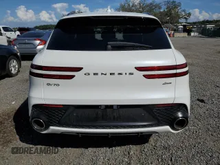 2023 Genesis GV70 2.5T with VIN KMUMADTB3PU130129, listed as a Copart auction lot 51048085 with 11,539 mi miles and Salvage Title. Bid and sale history available at DreamBid. Image 6.