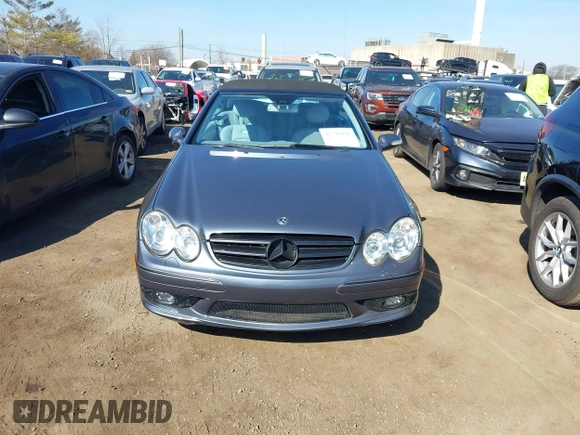 2005 Mercedes-Benz CLK-Class AMG with VIN WDBTK76G35T040484, listed as a IAAI auction lot 41741145 with 36,299 mi miles. Bid and sale history available at carsss.com. Image 6.