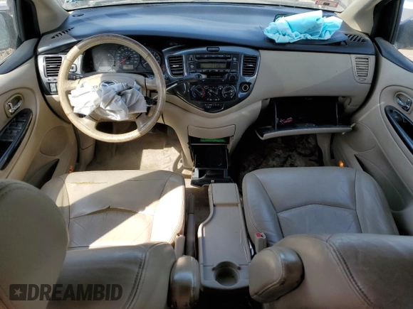 2003 Mazda MPV LX with VIN JM3LW28J330354269, listed as a Copart auction lot 51217175 with 205,589 mi miles and Salvage Title. Bid and sale history available at carsss.com. Image 8.