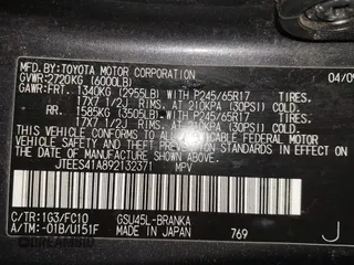 2009 Toyota Highlander z VIN JTEES41A892132371, wystawiony jako IAAI lot #41894317 z przebiegiem 155 940 mil mil oraz . Historia ofert i sprzedaży dostępna na DreamBid. Obrazek 9.