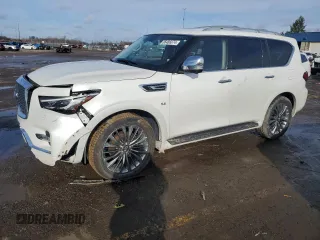 2018 Infiniti QX80 with VIN JN8AZ2NE3J9190095, listed as a Copart auction lot 86486074 with 88,154 mi miles and Clean Title. Bid and sale history available at carsss.com. Image 1.
