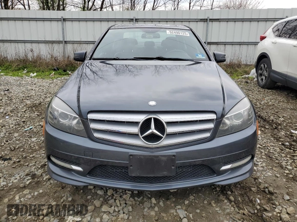 2011 Mercedes-Benz C-Class C 300 Sport with VIN WDDGF8BB0BR149653, listed as a Copart auction lot 52490125 with 95,315 mi miles and Salvage Title. Bid and sale history available at carsss.com. Image 5.