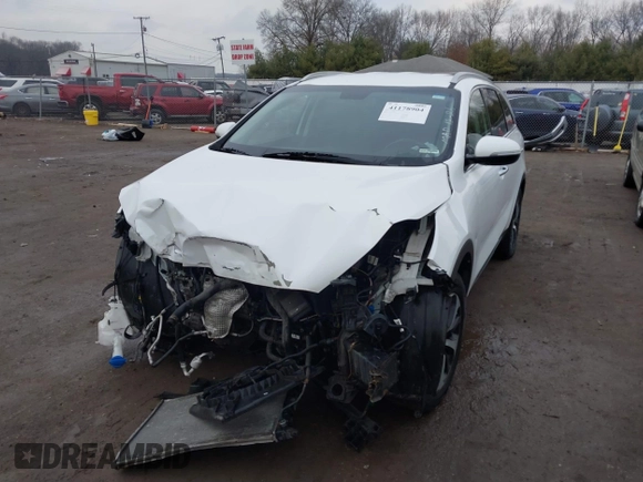 2017 Kia Sorento EX V6 with VIN 5XYPH4A57HG203255, listed as a IAAI auction lot 41178904 with 122,091 mi miles. Bid and sale history available at carsss.com. Image 16.