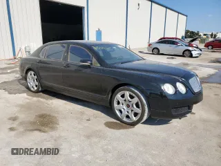 2008 Bentley Flying Spur with VIN SCBBR93W98C055949, listed as a Copart auction lot 76203894 with Not Provided miles and Salvage Title. Bid and sale history available at DreamBid. Image 4.