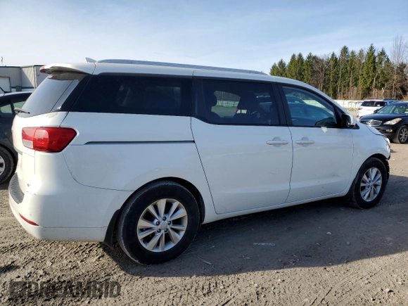 2016 Kia Sedona LX with VIN KNDMB5C19G6191180, listed as a Copart auction lot 51495165 with 119,778 mi miles and Salvage Title. Bid and sale history available at carsss.com. Image 3.