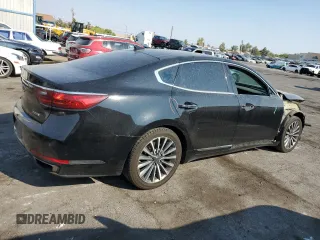 2017 Kia Cadenza Premium with VIN KNALC4J12H5090489, listed as a Copart auction lot 69337834 with 87,111 mi miles and Salvage Title. Bid and sale history available at carsss.com. Image 3.