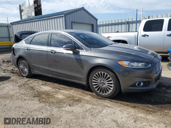 2016 Ford Fusion Titanium with VIN 3FA6P0D98GR205175, listed as a Copart auction lot 54261925 with 115,056 mi miles and Salvage title. Bid and sale history available at DreamBid. Image 4.
