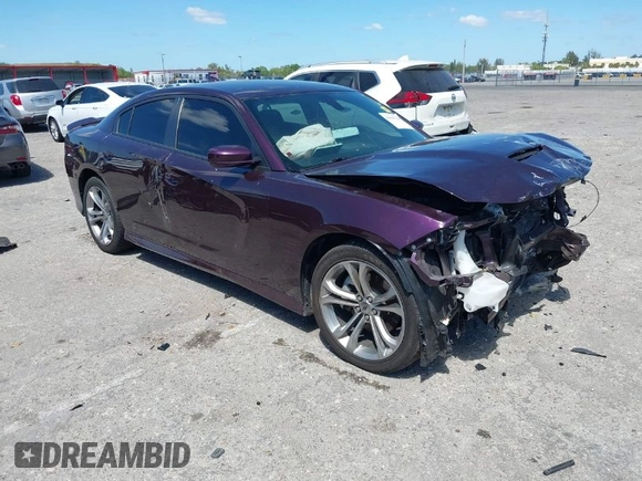 2021 Dodge Charger R/T with VIN 2C3CDXCTXMH603768, listed as a IAAI auction lot 41841121 with 19,272 mi miles and . Bid and sale history available at DreamBid. Image 1.