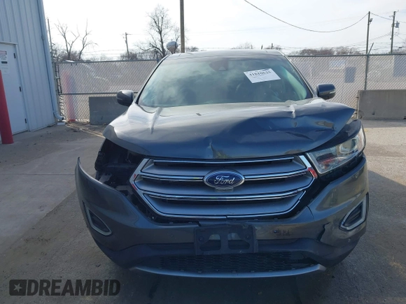 2015 Ford Edge Titanium with VIN 2FMPK4K81FBC30541, listed as a IAAI auction lot 41810625 with 117,345 mi miles. Bid and sale history available at carsss.com. Image 13.