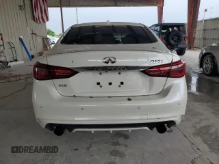 2019 Infiniti Q50 Luxe с VIN JN1EV7ARXKM594155, выставлен на аукционе Copart как лот 58713345 с пробегом 48 883 миль миль и Списание • Salvage title. История ставок и продаж доступна на DreamBid. Изображение 6.