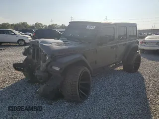 2018 Jeep Wrangler Unlimited Rubicon with VIN 1C4HJXFN9JW315938, listed as a Copart auction lot 86741084 with 83,965 mi miles and Salvage title. Bid and sale history available at DreamBid. Image 1.