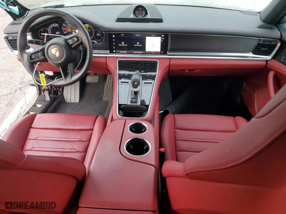 2022 Porsche Panamera with VIN WP0AJ2A79NL102055, listed as a Copart auction lot 82739553 with 12,943 mi miles. Bid and sale history available at carsss.com. Image 8.