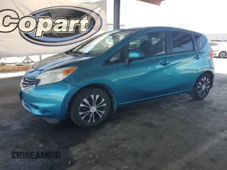 2014 Nissan Note S Plus z VIN 3N1CE2CP6EL371972, wystawiony jako Copart lot #63146135 z przebiegiem 136 042 mil mil oraz Czysty tytuł • Clean title. Historia ofert i sprzedaży dostępna na DreamBid. Obrazek 1.