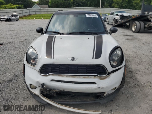 2014 MINI Countryman S with VIN WMWZC3C53EWP27156, listed as a Copart auction lot 59579765 with 159,308 mi miles and Salvage title. Bid and sale history available at DreamBid. Image 5.
