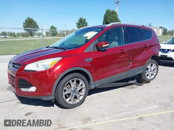2015 Ford Escape Titanium with VIN 1FMCU9J92FUA53699, listed as a IAAI auction lot 40500310 with 197,581 mi miles. Bid and sale history available at carsss.com. Image 2.