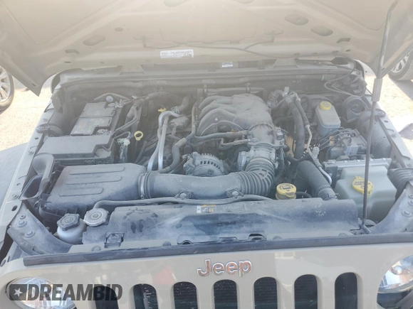 2018 Jeep Wrangler JK Unlimited Sport S with VIN 1C4HJWDG6JL921570, listed as a Copart auction lot 68415044 with 121,501 mi miles and Salvage Title. Bid and sale history available at carsss.com. Image 12.
