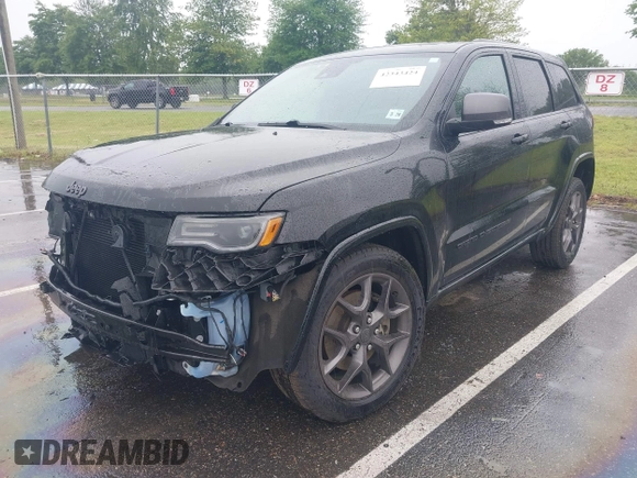 2021 Jeep Grand Cherokee Limited with VIN 1C4RJFBGXMC637709, listed as a IAAI auction lot 42343424 with 51,318 mi miles and . Bid and sale history available at DreamBid. Image 18.