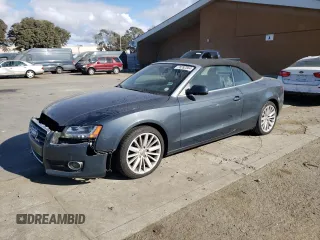 2010 Audi A5 Premium Plus with VIN WAULFAFH9AN012289, listed as a Copart auction lot 78282564 with 130,844 mi miles and Salvage Title. Bid and sale history available at carsss.com. Image 1.