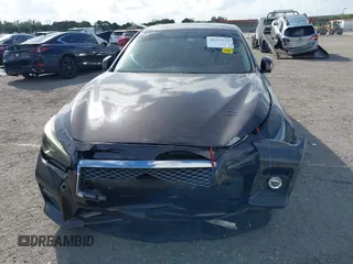 2014 Infiniti Q50 with VIN JN1BV7AP8EM679470, listed as a IAAI auction lot 41575121 with 84,880 mi miles. Bid and sale history available at carsss.com. Image 6.