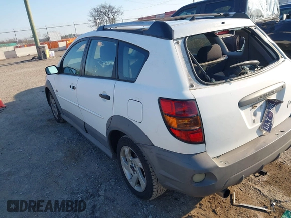 2004 Pontiac Vibe with VIN 5Y2SL62854Z422305, listed as a IAAI auction lot 41773944 with 37,376 mi miles. Bid and sale history available at carsss.com. Image 3.