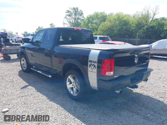 2011 Ram 1500 Big Horn с VIN 1D7RV1GT6BS582620, выставлен на аукционе IAAI как лот 42259090 с пробегом 165 612 миль миль и . История ставок и продаж доступна на DreamBid. Изображение 3.