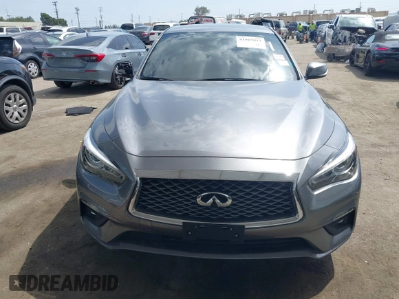 2021 Infiniti Q50 Pure with VIN JN1EV7AP3MM704464, listed as a IAAI auction lot 41915813 with 28,596 mi miles and . Bid and sale history available at DreamBid. Image 11.