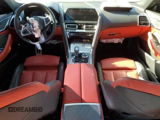 2024 BMW 8 Series 840i with VIN WBAGV2C05RCP20023, listed as a Copart auction lot 73481124 with 6,454 mi miles and Salvage Title. Bid and sale history available at carsss.com. Image 8.