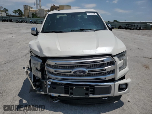 2016 Ford F-150 XLT with VIN 1FTEW1EF7GFA11298, listed as a Copart auction lot 58924145 with 197,189 mi miles and Salvage title. Bid and sale history available at DreamBid. Image 5.