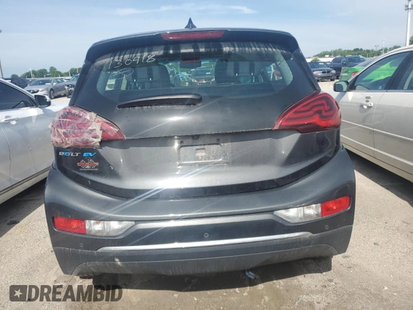 2020 Chevrolet Bolt EV LT with VIN 1G1FY6S02L4130418, listed as a Copart auction lot 59811195 with 48,458 mi miles and Salvage title. Bid and sale history available at DreamBid. Image 6.