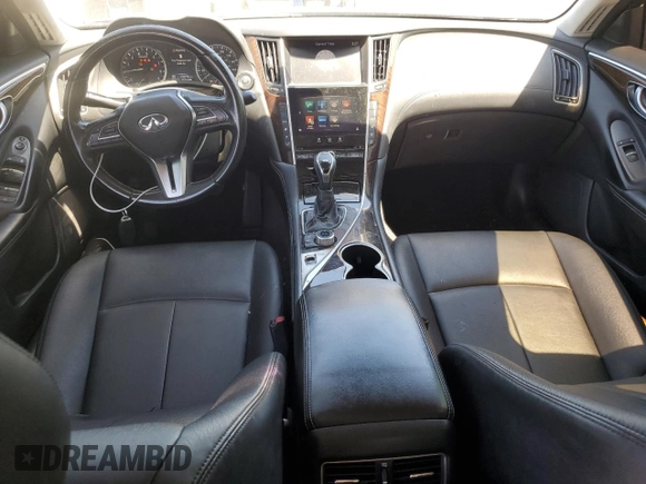 2018 Infiniti Q50 Luxe с VIN JN1EV7AP1JM353078, выставлен на аукционе Copart как лот 53455275 с пробегом 150 790 миль миль и Списание • Salvage title. История ставок и продаж доступна на DreamBid. Изображение 8.
