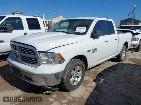2019 Ram 1500 Classic Warlock with VIN 1C6RR6GT4KS730671, listed as a IAAI auction lot 41646298 with 164,583 mi miles. Bid and sale history available at carsss.com. Image 22.